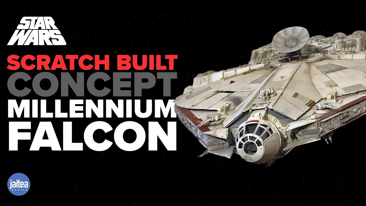 Scratch Built Joe Johnston Concept Millennium Falcon