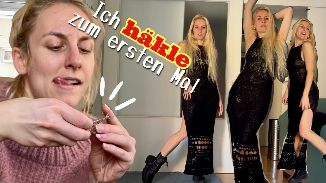 Ich HÄKLE das erste Mal in meinem Leben - und dann gleich ein Kleid für meine Premierenfeier!