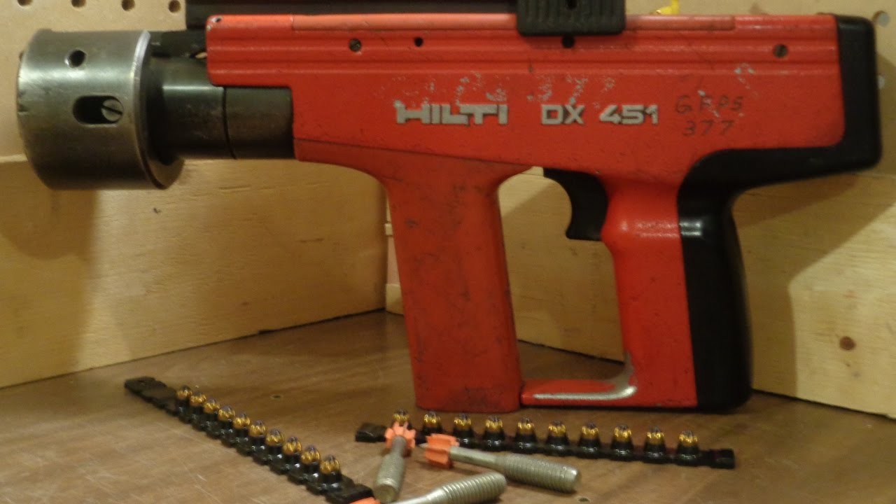 Hilti DX 451 Heavy Duty Semi Automatic Powder Actuated Tool