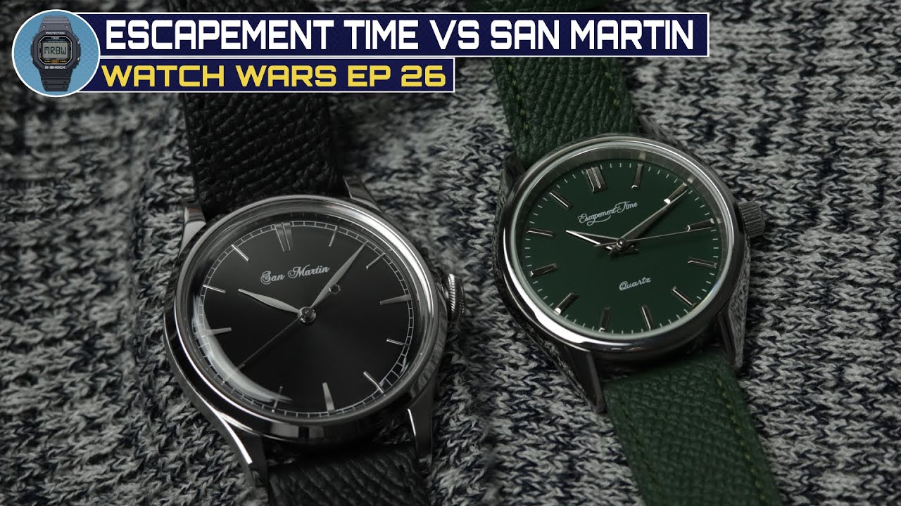 Escapement Time Vs San Martin | Dress Watch Duel