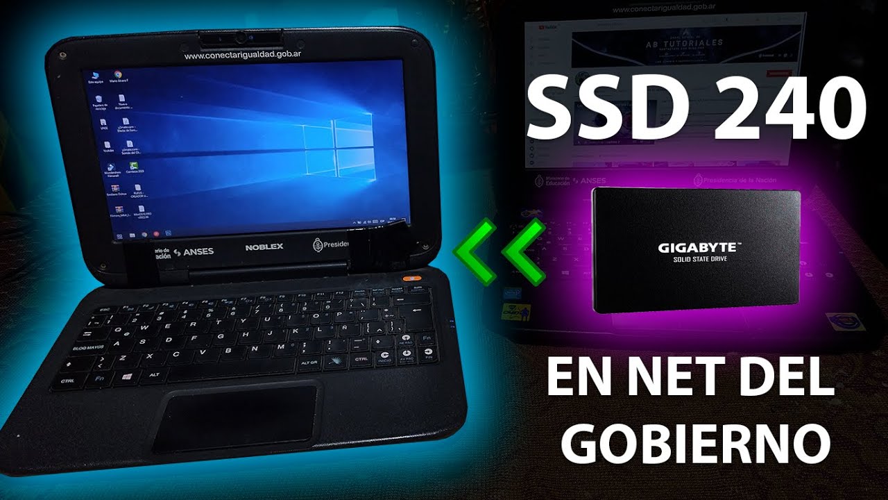 ⚡🔝COMO AUMENTAR RENDIMIENTO DE NETBOOK DEL GOBIERNO | COLOCANDO DISCO SSD NETBOOK DEL GOBIERNO💥