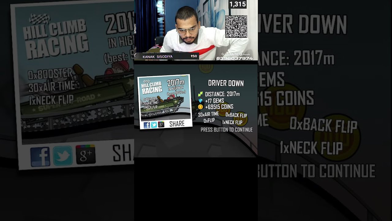Hill Climb Racing | New Record