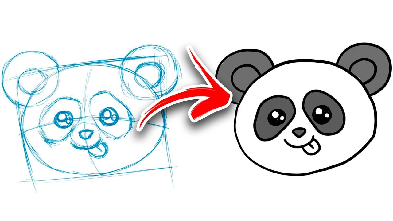 How to Draw a Cute Kawaii Panda ✨ Easy Step by Step Tutorial