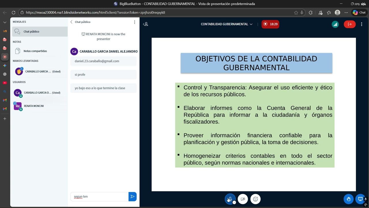 clase de contabilidad gubernamental
