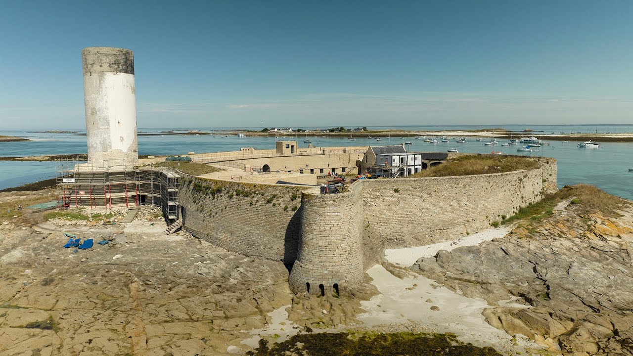 Fort Cigogne - Un chantier de restauration au cœur des îles Glénan