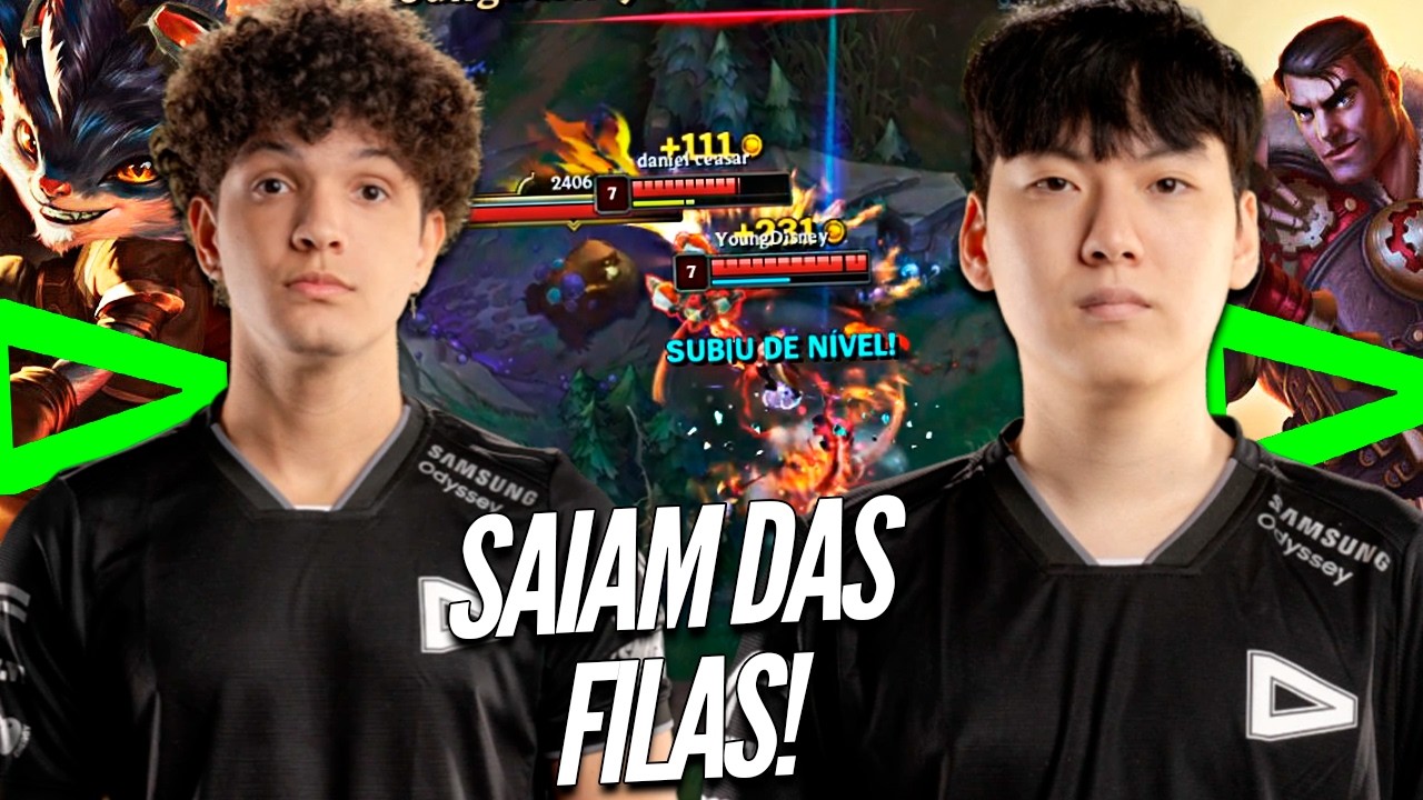 LOUD XYNO de RUMBLE e LOUD YOUNGJAE de JAYCE, O DUO MAIS FORTE do BRASIL! - TREINO FINAL do CBLOL