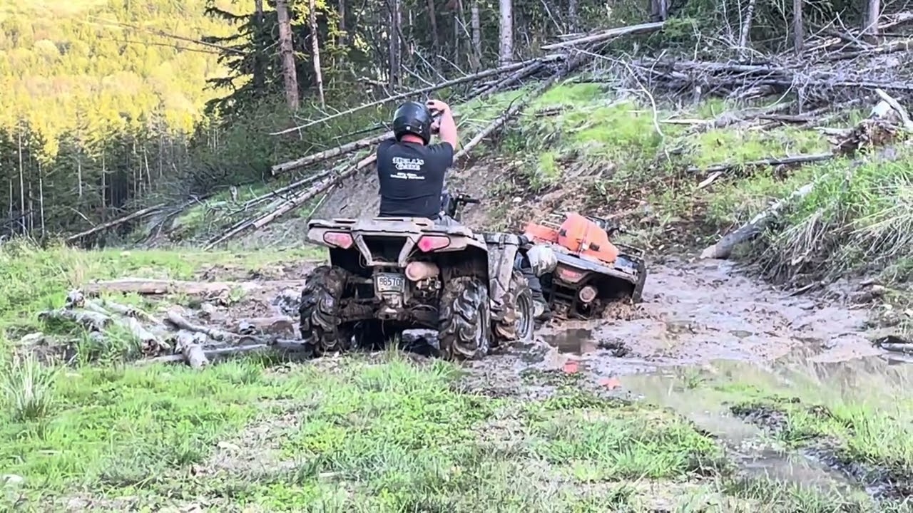  The trail tried to eat the machine!