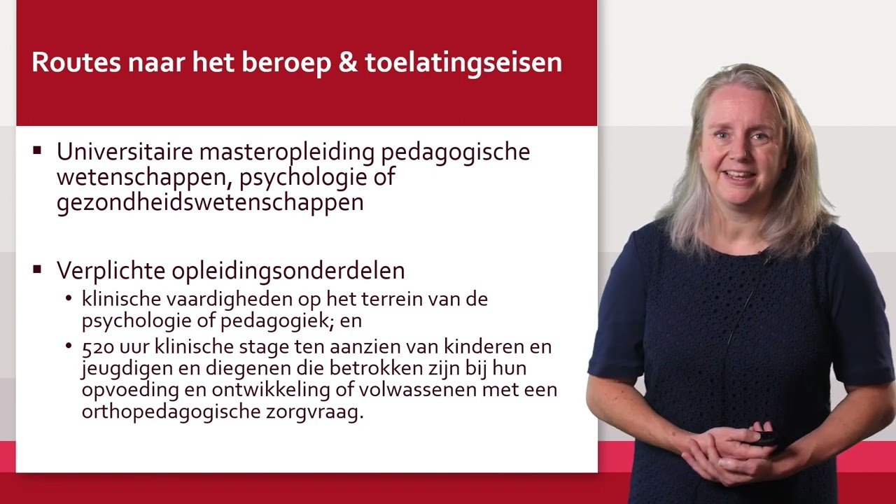 OG-ZON | Hoofdopleider over de opleiding tot Orthopedagoog-Generalist