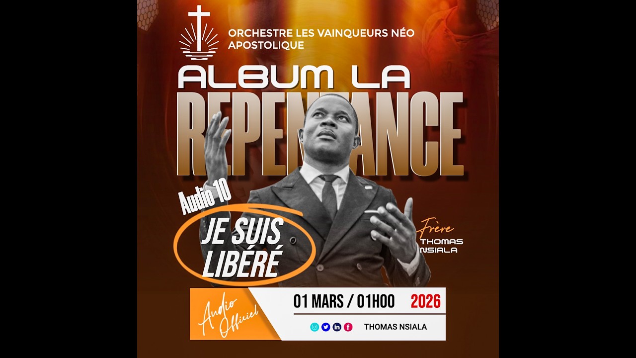 JE SUIS LIBERÉ/ ORCHESTRE LES VAINQUEURS NÉO APOSTOLIQUE/ FR THOMAS Audio Officiel.