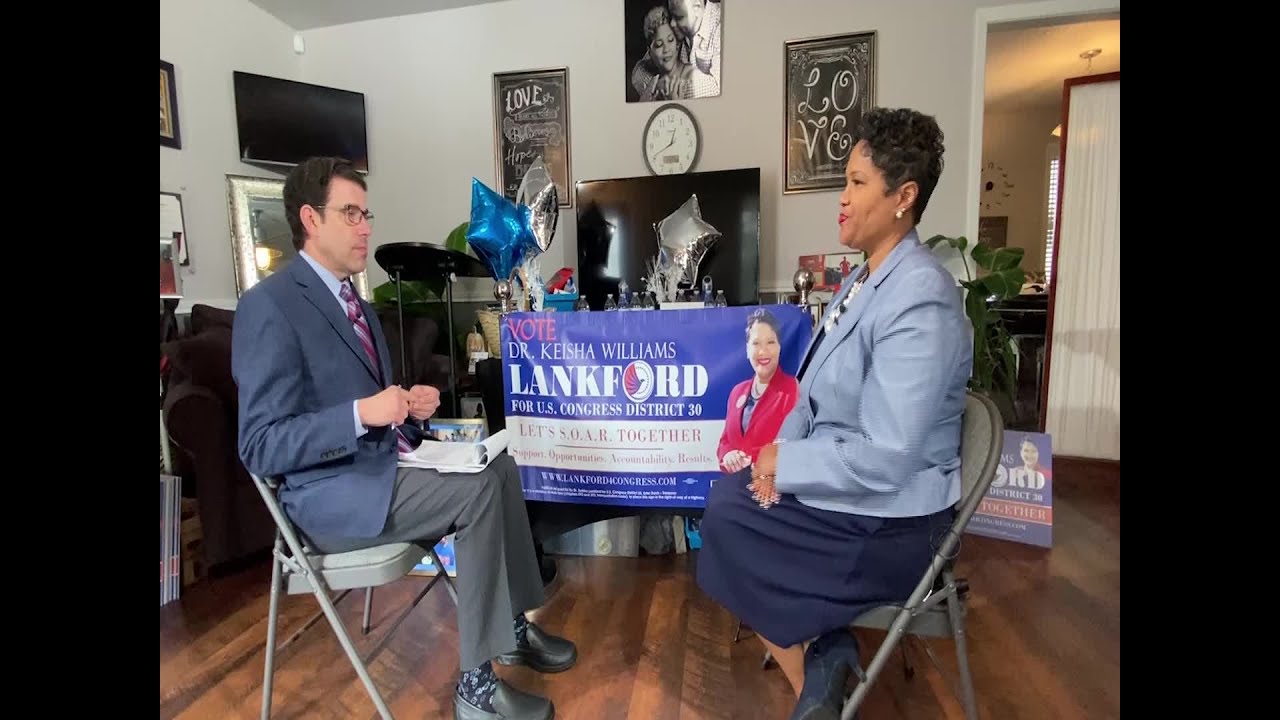 Jack Fink Interviews Candidate For 30th Congressional District Keisha Williams-Lankford