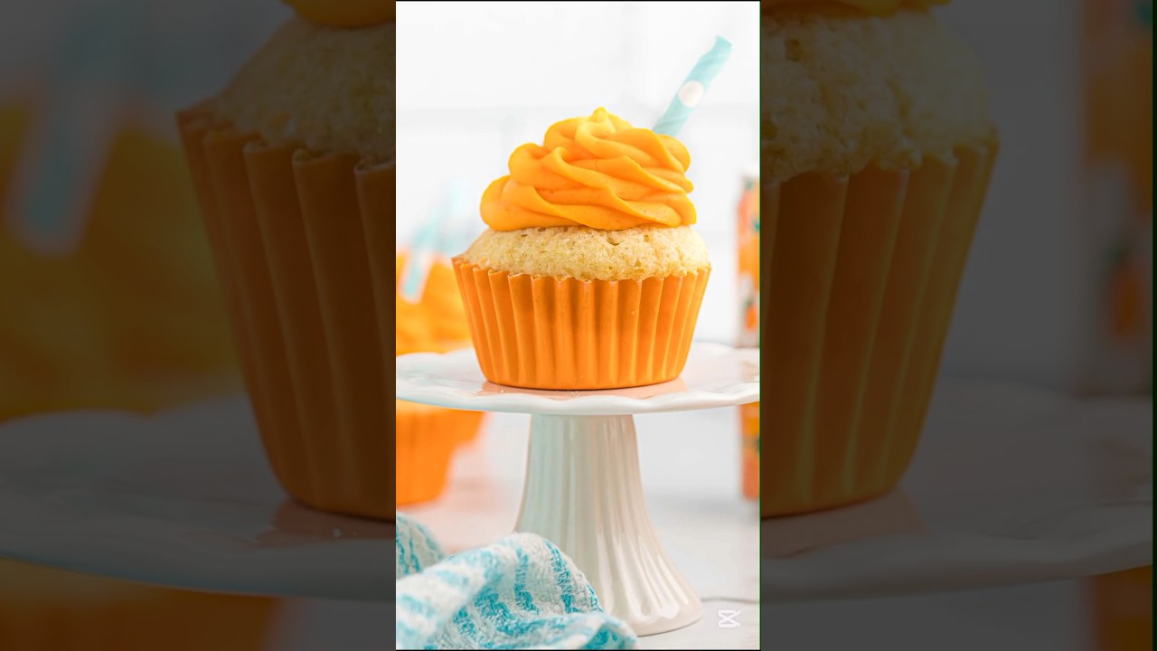 Orange Soda Cupcakes 