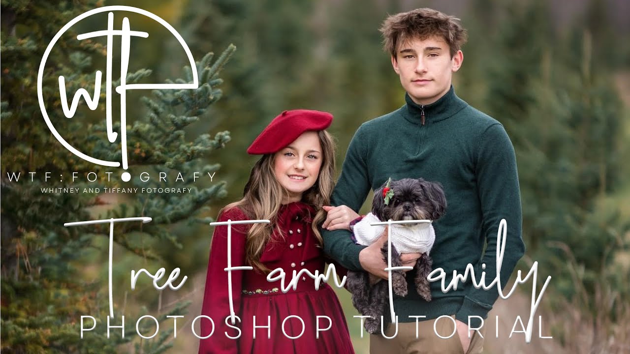 WTFotografy - Tree Farm Family Photoshop Tutorial