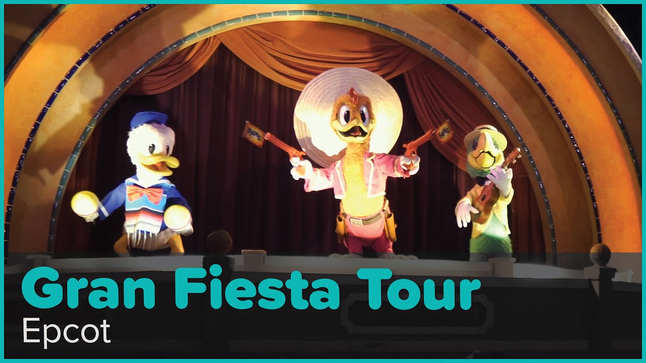 Gran Fiesta Tour Starring The Three Caballeros, Full-Length Ride, 4K | Epcot
