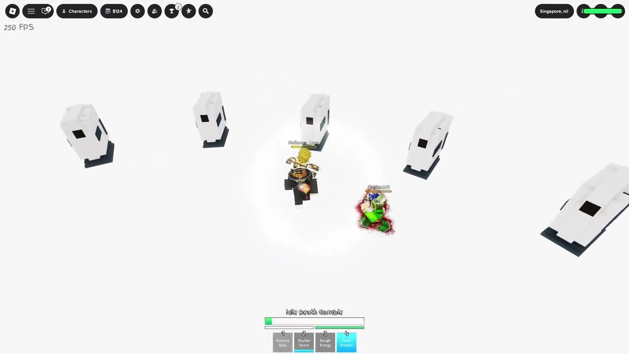 Fighting a hacker in JJS roblox