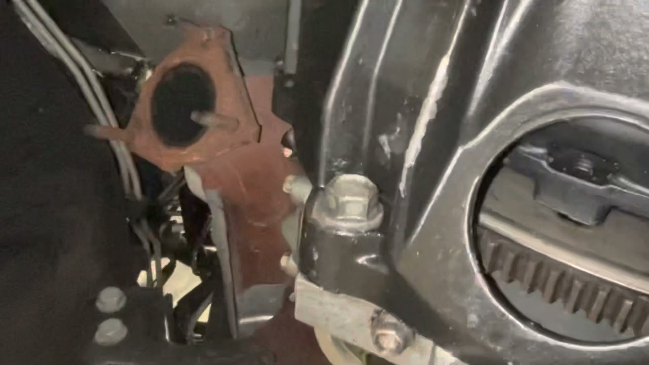 4L60E torque converter clearance gap