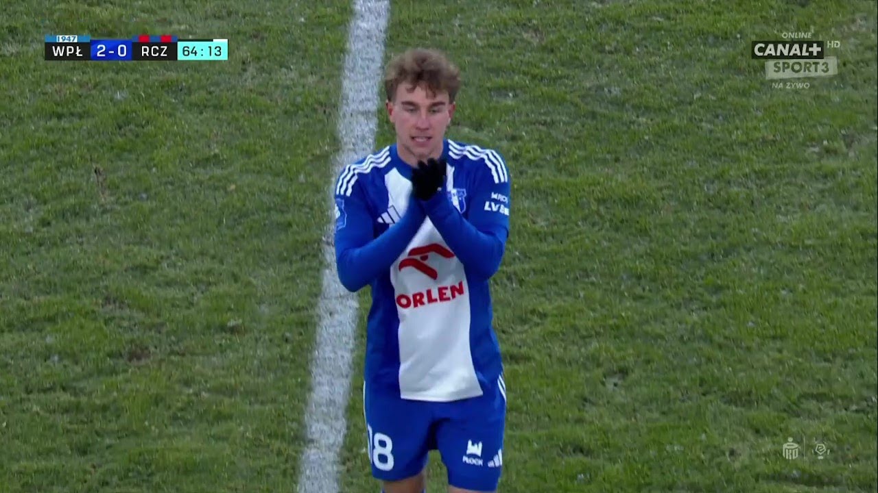 Dominik Sarapata DEBIUT vs Raków Częstochowa (1/02/2026)