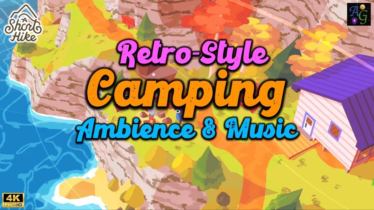A Short Hike Ambience & Music 🏕️🎶 1.5+ HOUR Retro-Style Camping Compilation with SFX and OST 🏕️