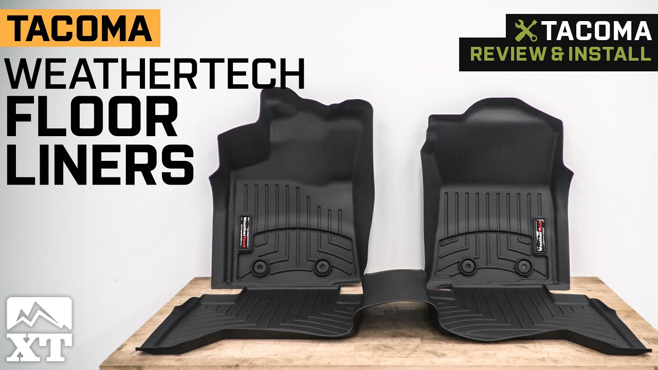2018-2023 Tacoma Weathertech DigitalFit Front and Rear Floor Liners Review & Install