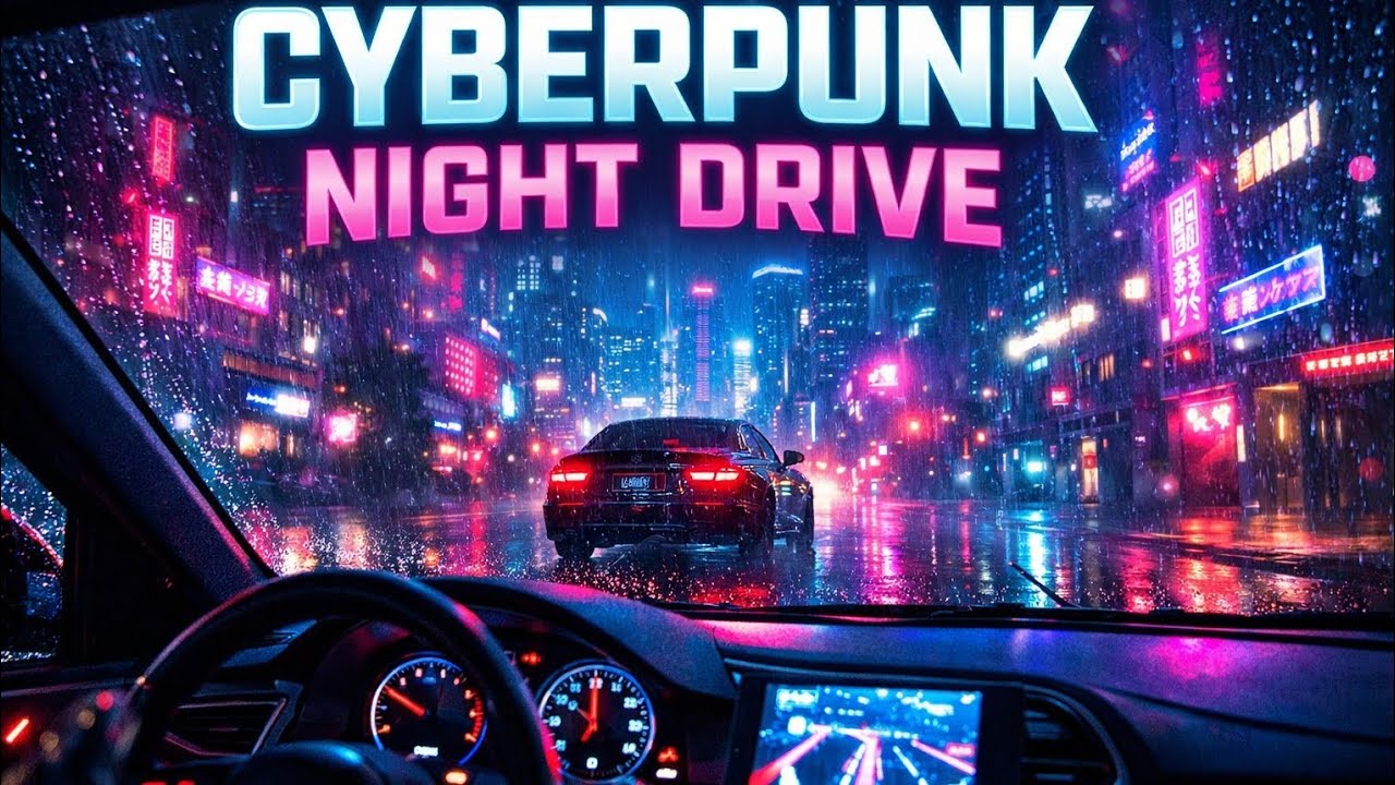 Cyberpunk Night Drive 🚗 | Futuristic Electronic Music Mix (30 Minutes)