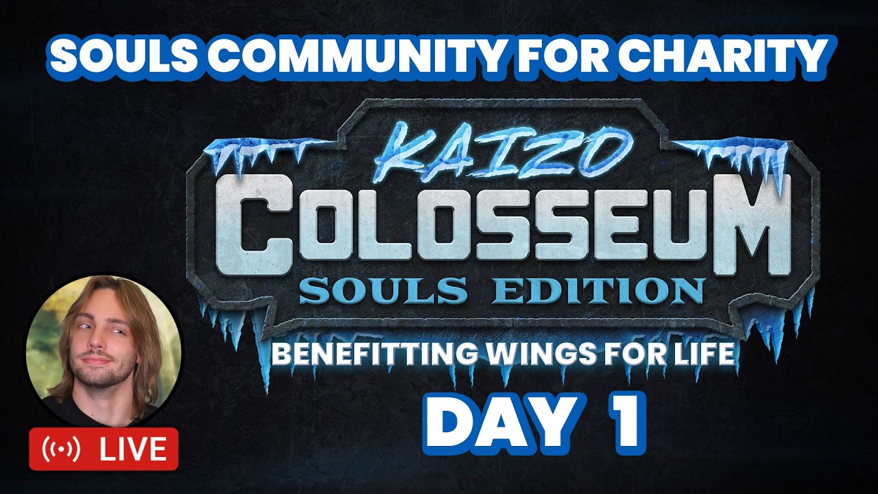 Kaizo Colosseum: Souls Edition - Fundraising for Wings for Life - Day 1