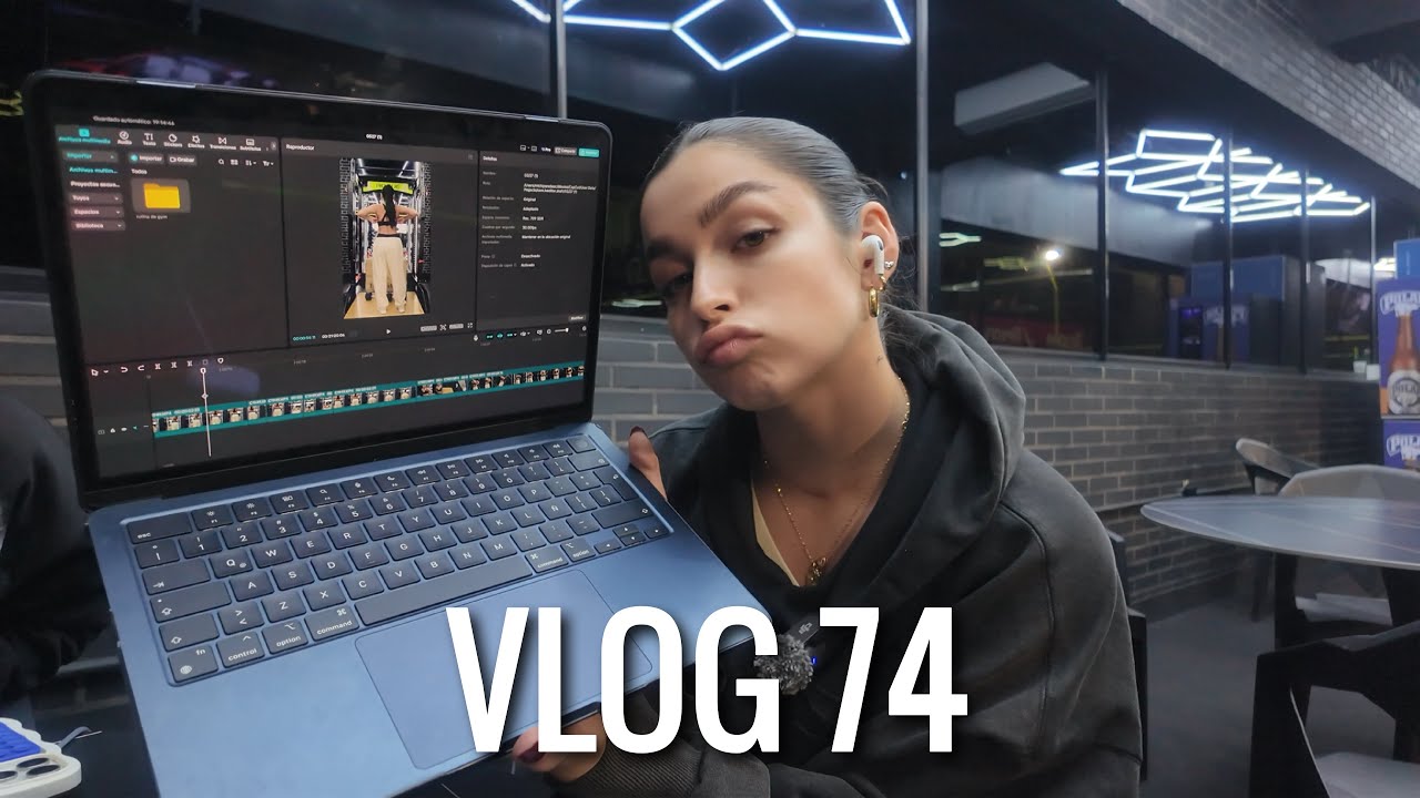 básicamente gym, trabajar, y tener novio - vlog 74
