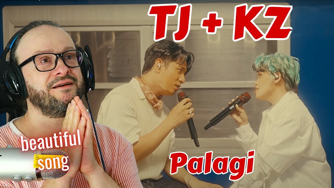 lovely duet!! TJ Monterde + KZ Tandingan - PALAGI live session reaction
