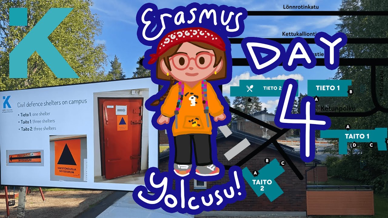 Erasmus yolcusu, Yağmura yakalandım