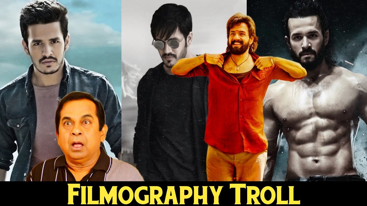Akhil Akkineni Filmography Troll | #akhil #lenin  #FilmographyTroll #Tollywood