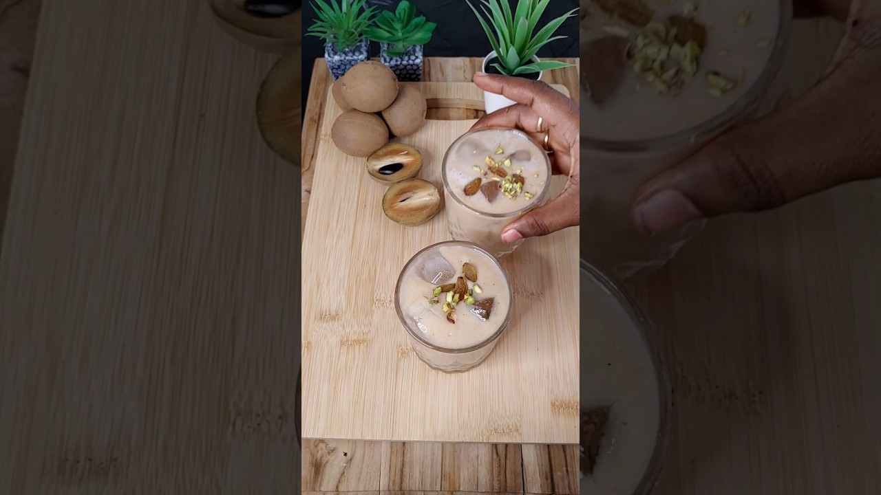 sapota milkshake #shorts #sapota #chikoo
