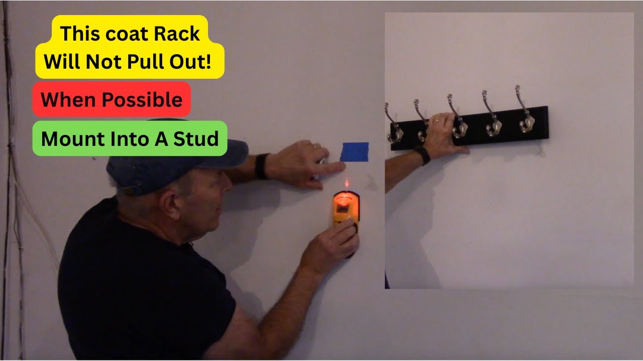How To Install A Coat Rack On The Wall