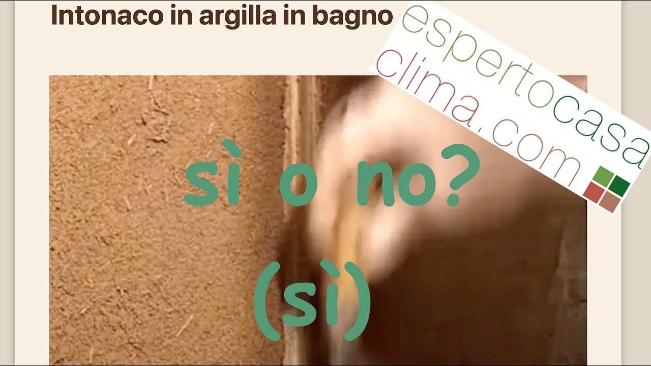 204# Intonaco in argilla in bagno