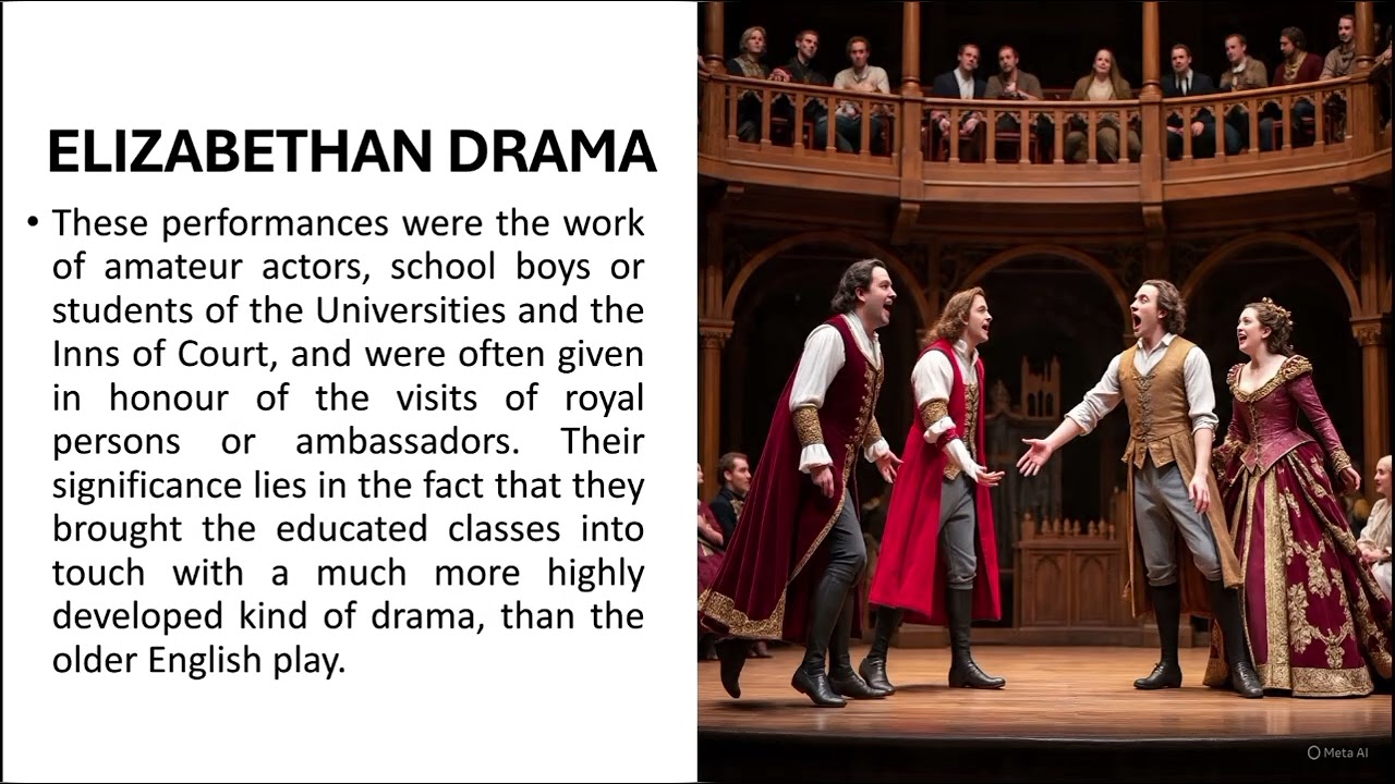 Brief Introduction Of Elizabethan Drama 