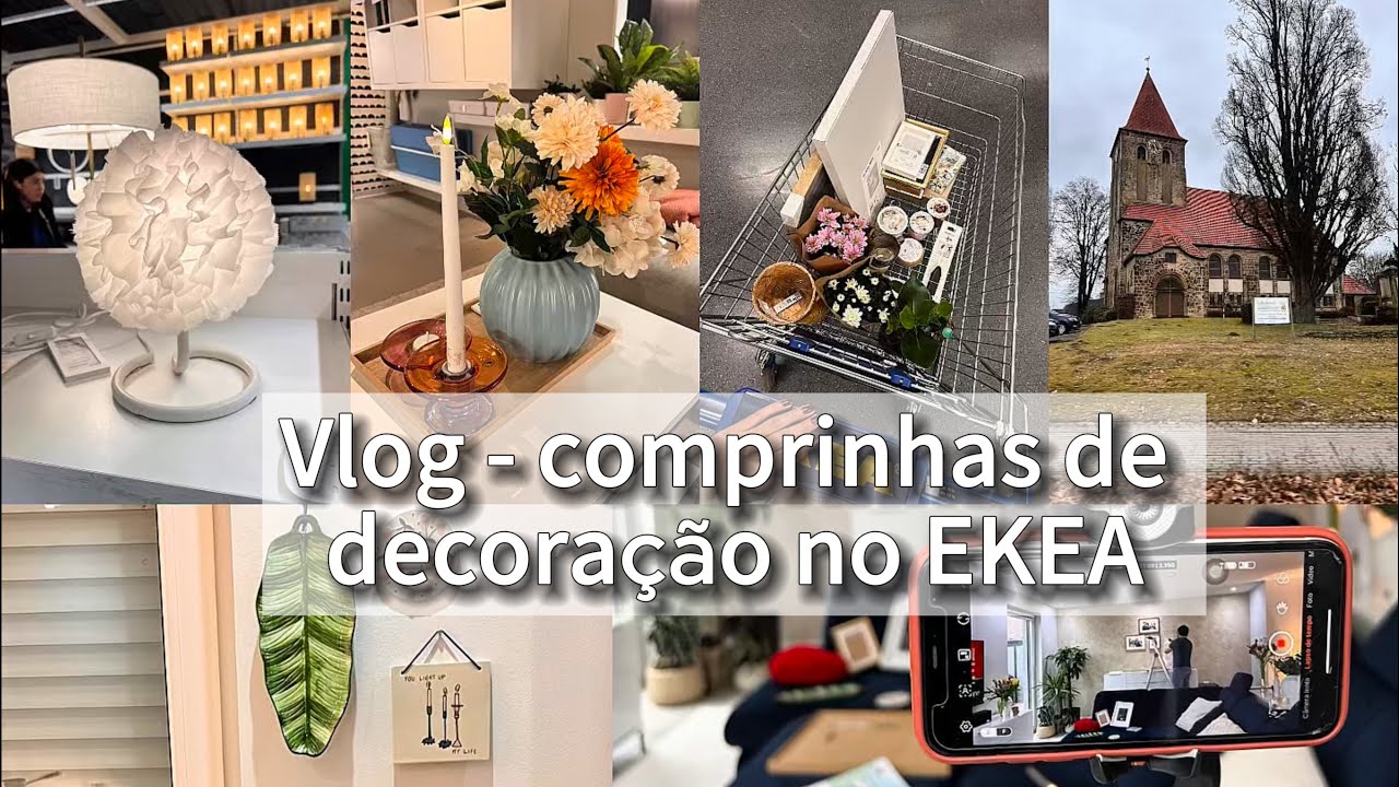 Compras de decoração no EKEA - Alemanha