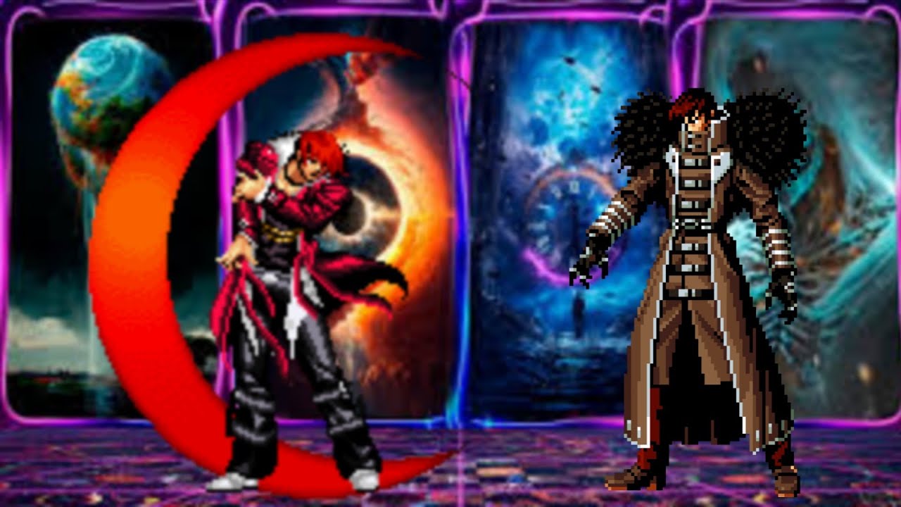 Request #105 | KOF Mugen TM | Iori Yagami XIV KOFM Vs Iori Clone-9 (Blue Demon)