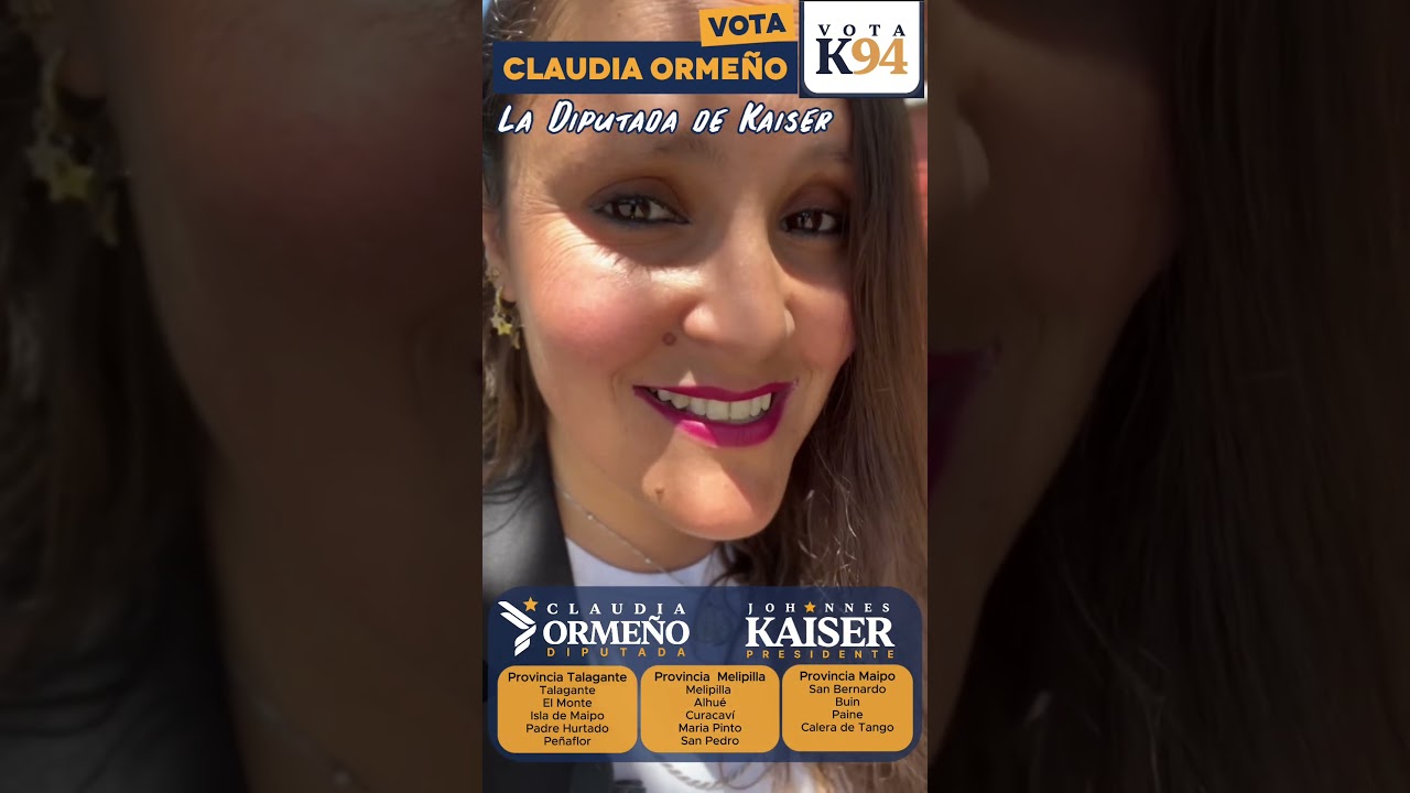 ARRASAMOS el domingo!! Claudia Orme&ntilde;o diputada K94 y Kaiser Presidente !