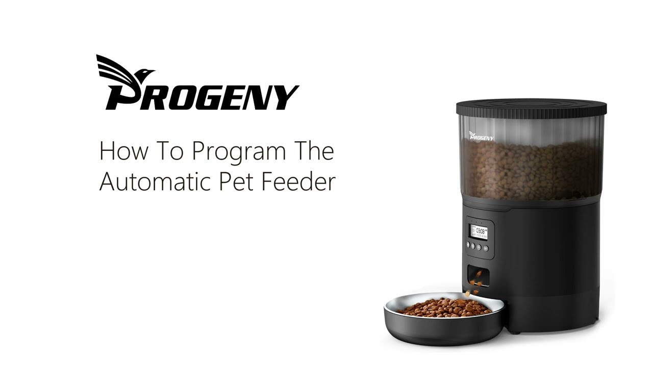 How To Program Your Progeny 6-Meal Automatic Pet Feeder