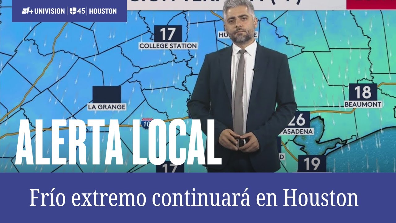 &iquest;Seguir&aacute; el fr&iacute;o extremo durante el martes en el &aacute;rea de Houston? Meteor&oacute;logo responde
