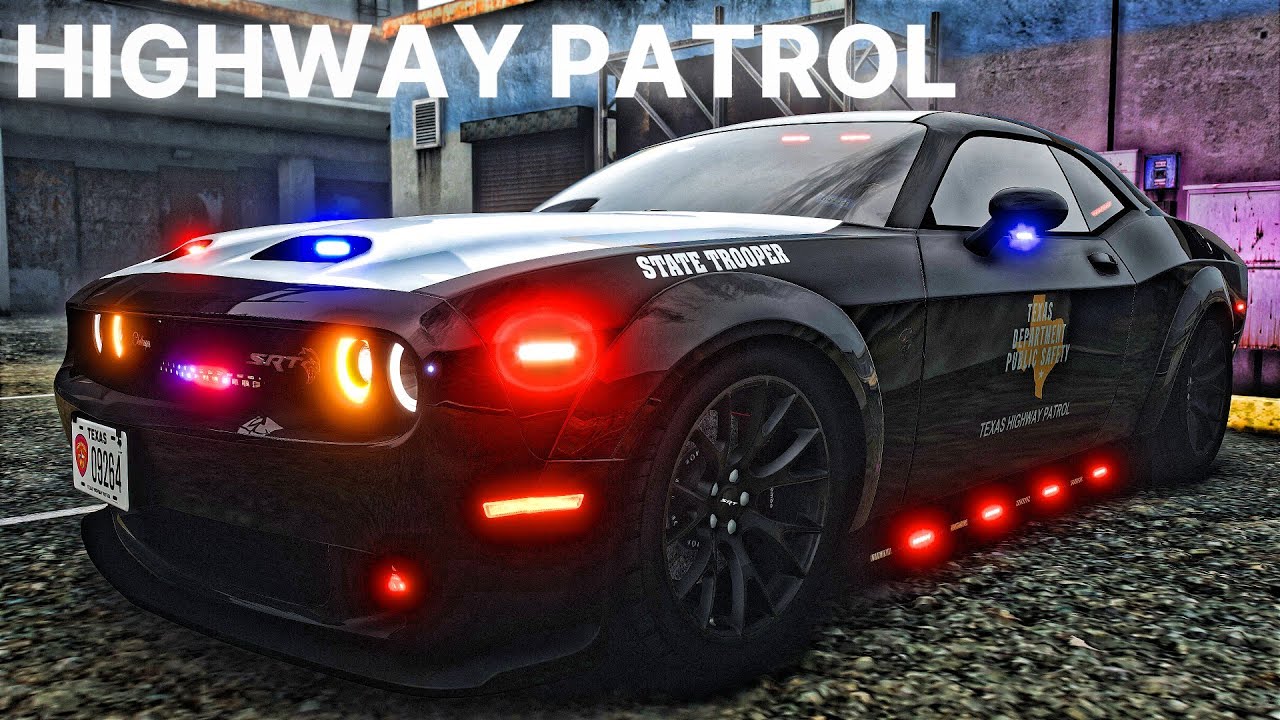 GTA 5 LSPDFR | Смена дорожной полиции Техаса в Тахо – остановки и преследования на дорогах