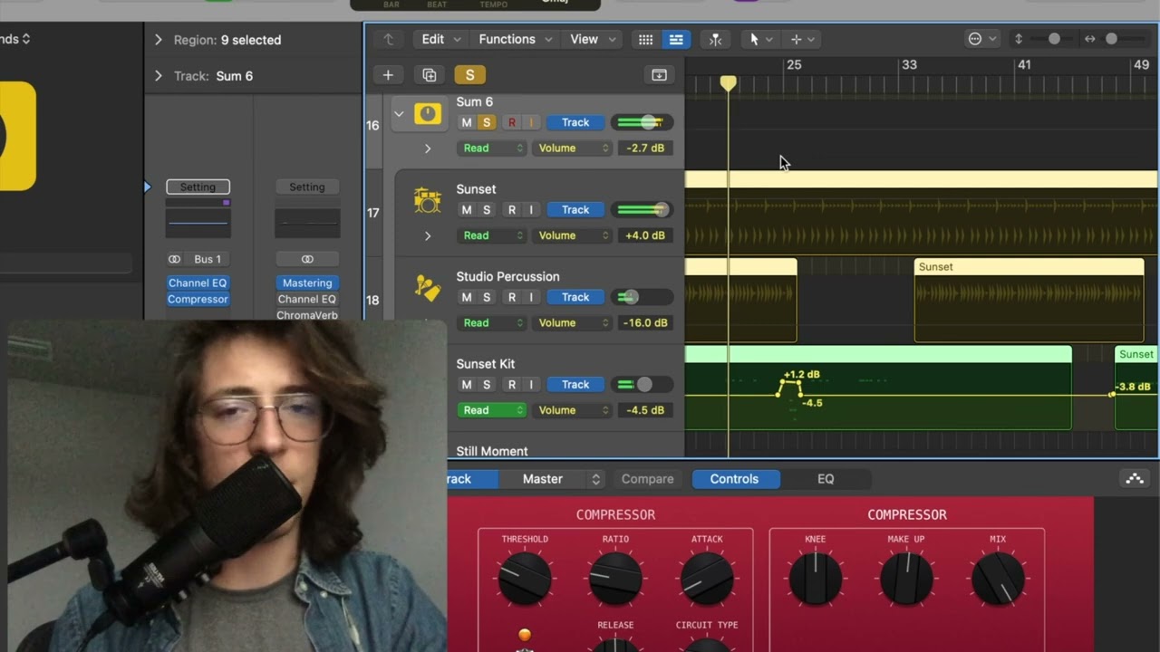 You brag all day logic pro break down #logicpro #studio #songbreakdown #mixingandmastering