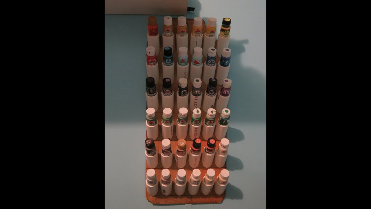 36ct PVC Paint Rack