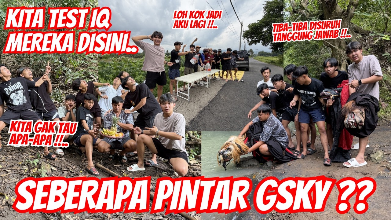 NGAKAK NGELIAT MEREKA KEBINGUNGAN !! Akankah anak GSKY lulus ujian ini ??