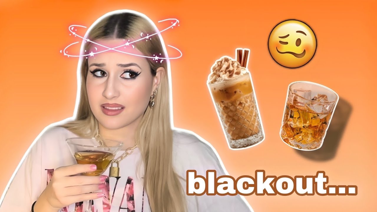 Making Fall Themed Cocktails BLACKOUT DRUNK
