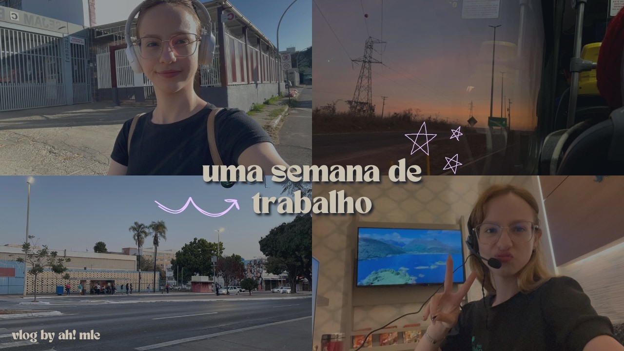 uma semana de trabalho comigo 💻🗒️ — [pt/br]