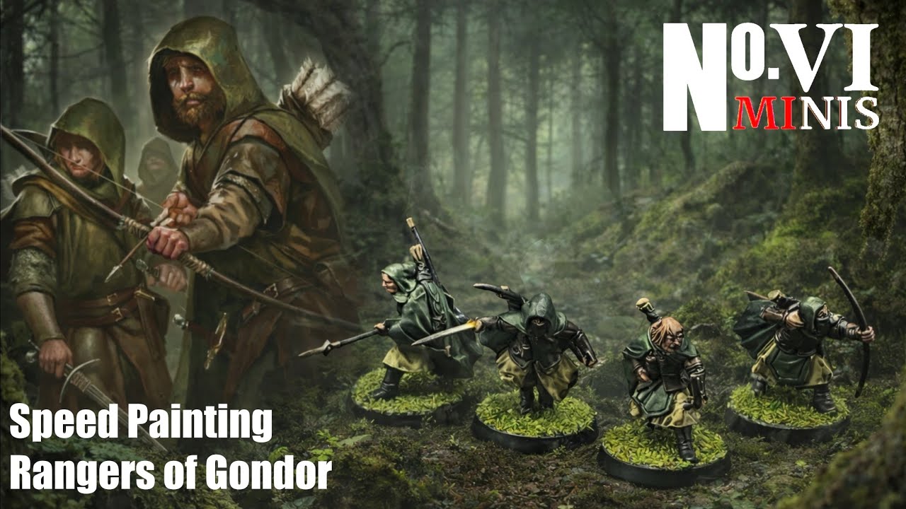 Speed Painting | Rangers of Gondor, Battle of Osgiliath Box - in Just 2 and 1/2 Hours