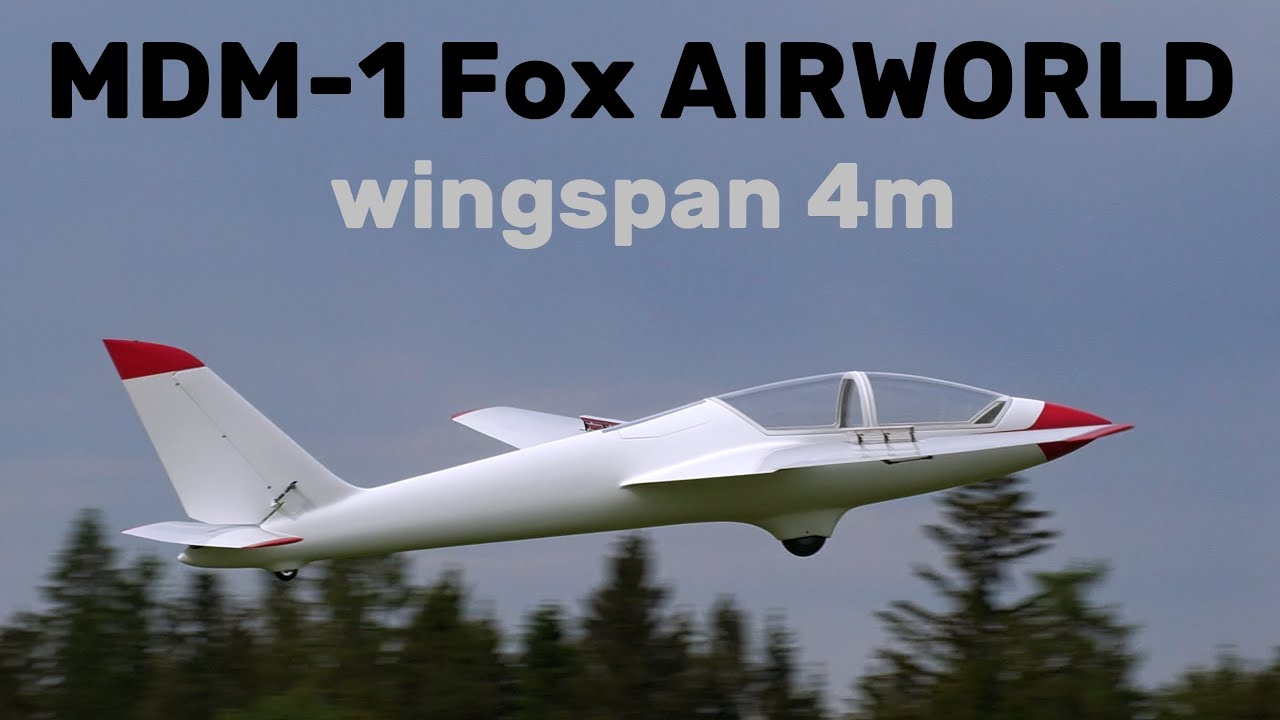 MDM-1 Fox AIRWORLD | 4m aerobatic RC glider | 4K | Kotvrdovice 2024