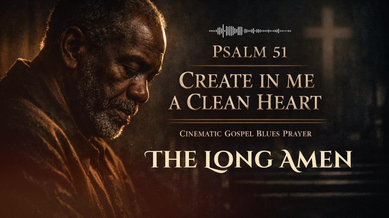 Psalm 51 – Create in Me a Clean Heart | Cinematic Gospel Blues Prayer | The Long Amen