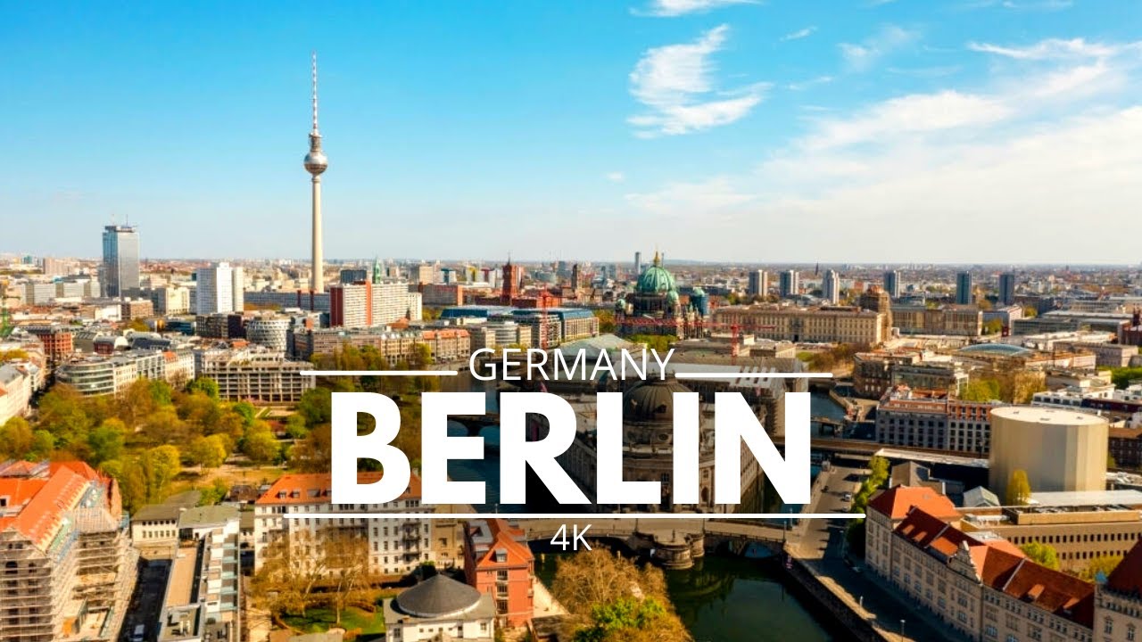Berlin, Germany in 4K -  Drone Footage of Berlin City | Europe