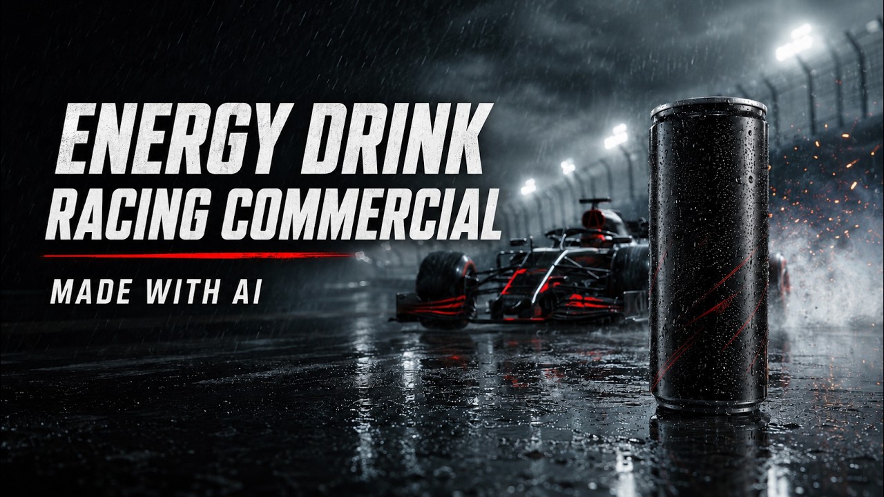 Energy Drink Racing Commercial  Made with AI
