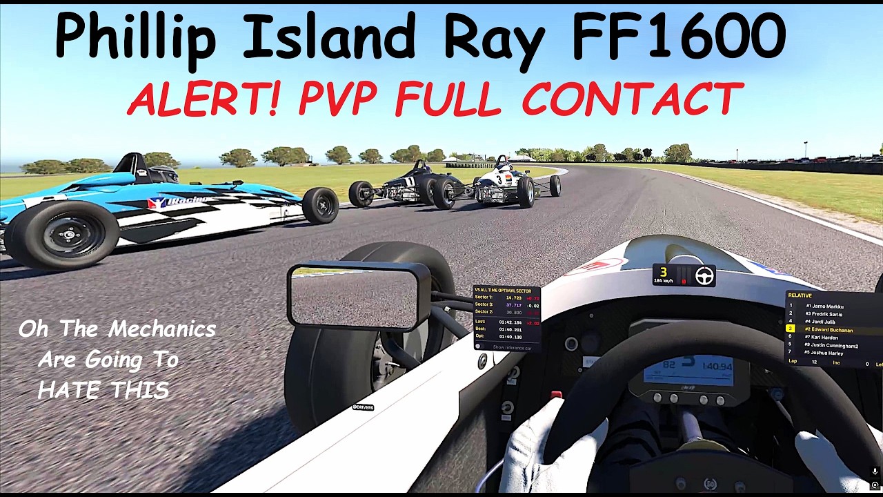 iRacing Phillip Island Ray FF1600