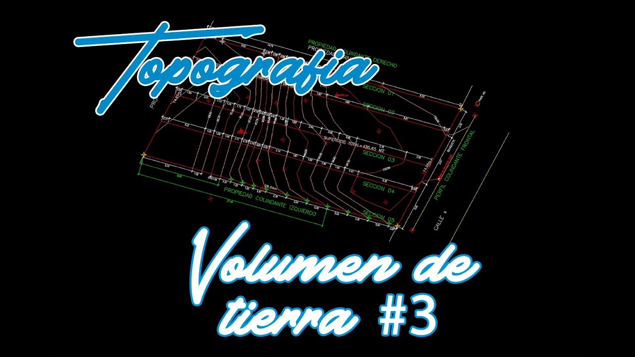 parte #03 Ejercicio volúmenes de corte y terraplén paso a paso/ secciones trasversales / Topografía